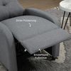 HOMCOM Relaxsessel Fernsehsessel mit Liegefunktion, Leinenoptik (TV-Sessel mit Taschenfederkern, 1-St, Ruhesessel), für Wohnzimmer, Schlafzimmer, Grau Bild 5