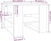 vidaXL Couchtisch Weiß 55,5x55x45 cm Holzwerkstoff 810908 Bild 3