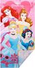 Disney Princess Handtuch Heart Prinzessinnen Arielle Belle Cinderella Schneewittchen Pink 70 x 140 cm, 100% Baumwolle Bild 2