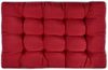 Beautissu Set Palettenkissen Outdoor 1x Sitzkissen 120x80 cm & 2X Rückenkissen 60x40 cm – Auflagen für Paletten Europaletten Palettensofa Lounge Kissen Palettenmöbel Palettenpolster Rot – Style Bild 5
