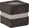 LED-Solar-Dekoration "Stonecube", 2 Stück, grau Bild 5