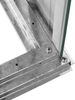 Brennholzunterstand Brennholz Holz Regal Kaminholz Lager Unterstand Metall Grün Bild 5