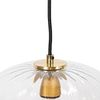 Qazqa Pendelleuchte Ayesha, ohne Leuchtmittel, E27, Gold, Art Deco, Glas, 3-flammig Bild 4