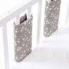 Babybay Nestchen Ultrafresh für Maxi, Boxspring, Comfort, taupe Sterne weiß Bild 2