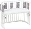 Babybay Nestchen Ultrafresh für Maxi, Boxspring, Comfort, taupe Sterne weiß Bild 5
