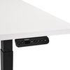 'Destines' Höhenverstellbarer Schreibtisch Elektrisch, Weiß, 120 x 72 x 63-128 cm Bild 5