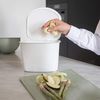 Koziol 'Bibo' Bio Mülleimer, Kunststoff, 3 Liter, Cotton White Bild 3