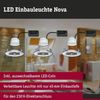Paulmann No. 93463 Einbauleuchte LED Coin Nova rund 6W Chrom starr Bild 3