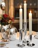 Fink Kerzenleuchter STRATO Leuchter - H. 24cm - silber - Aluminium/Edelstahl - Stabkerze (1 St, Kandelaber - Armleuchter), Moderner Kerzenständer Kerzenhalter Lichterhalter Lichtträger Design Bild 3