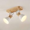 Lindby Deckenstrahler Merela, Holz IP20, 2 x 20 W Bild 2