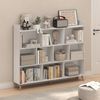 Furinno Claude 10-Würfel Bücherregal im Mid-Century-Stil, Bücherregal, Stauraum-Organizer mit Holzbeinen, für Wohnzimmer, Schlafzimmer, Homeoffice, Weiß Bild 2