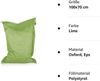 BuBiBag XXL Sitzsack, Outdoor Sitzsäcke für Kinder und Erwachsene, Bodenkissen Beanbag Fatboy wetterfest (Lime 100x70 cm) Bild 4