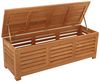DEGAMO Kissenbox MONZA (1 St), 128x42x43,5cm, Eukalyptus Holz, mit Sitzpolster grau Bild 3