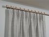 Gardinia Holz-Gardinenstangen-Set Shorty 1-Lauf Ø 25 mm Castell-Eiche 200 cm Bild 2