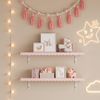 Kinder-Wandregal 2er Set Vestnes 80x17x4 cm Cotton Candy [en. casa] Bild 3