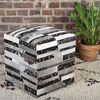 Patchwork Fell Hocker Rinara Bild 2