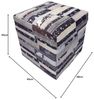Patchwork Fell Hocker Rinara Bild 3
