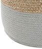 Pouf hellgrau ⌀ 40 cm DALAMA Bild 5