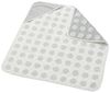 Leander Wickelauflage Matty pearl grey grau + Hoodie (Bade-Kaputzentuch) + Topper cool grey grau Bild 4