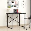 Schreibtisch Tjeldsund 75x90x60 cm Marmor, schwarz [en. casa] Bild 3