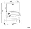 Schuhschrank ADELAIDE Weiß Bild 3