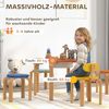 AIYAPLAY Kindersitzgruppe für Kinder von 3 bis 8 Jahren, (Kindermöbel, 5-tlg, 5-teiliges Set mit Tisch, Stühlen und Hockern), Blumenform, Mehrfarbig Bild 5