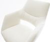 Barstuhl Yago-Flex Bouclé Soft Beige Kufengestell Edelstahl Silberfarben Taschenfederkern Bild 5