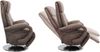 CAVADORE TV-Sessel Istanbul / Fernsehsessel mit elektrisch verstellbarer Relaxfunktion / 2 E-Motoren / 80 x 115 x 79 / Lederoptik: Hellbraun Bild 5