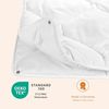 sleepling Baumwollbettdecke Komfort 300, Bezug: 100 % Baumwolle, in 135x200 cm, 155x220 cm und Weitere, Allergiker geeignet, Made in EU Bild 3