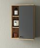 Badezimmer Hängeschrank Torsby in grau und Eiche 51 x 75 cm Bild 4