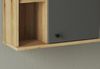 Badezimmer Hängeschrank Torsby in grau und Eiche 51 x 75 cm Bild 3