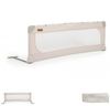 Cangaroo Bettschutzgitter Leinen 130 cm Bettgitter Rausfallschutz Front klappbar beige Bild 2