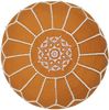Marrakesch Orient & Mediterran Interior Pouf Orientalische Pouf Sitzkissen Deko Outdoor Chems braun (1-St), Handarbeit Bild 5
