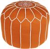 Marrakesch Orient & Mediterran Interior Pouf Orientalische Pouf Sitzkissen Deko Outdoor Chems braun (1-St), Handarbeit Bild 4