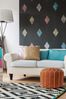 Marrakesch Orient & Mediterran Interior Pouf Orientalische Pouf Sitzkissen Deko Outdoor Chems braun (1-St), Handarbeit Bild 2