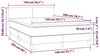vidaXL Boxspringbett mit Matratze Schwarz 140x200 cm Stoff 3140459 Bild 3