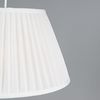 Qazqa Pendelleuchte Plisse, ohne Leuchtmittel, E27, Crème, Retro, Textil, 1-flammig Bild 4