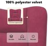 vidaXL Sessel Weinrot 63 x 67 x 94 cm Samt 42001808 Bild 4