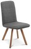 Möbel-Eins GLORIA 2er SET Polsterstühle, Gestell Massivholz grau mit Drehfunktion Stoff Bild 2