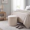 Relaxdays Hocker aus Samt mit Stauraum Bild 2