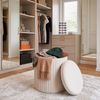 Relaxdays Hocker aus Samt mit Stauraum Bild 5