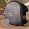 BEDSURE Katzenbett waschbar Katzen Bettchen - 63 x 53 x 20 cm Katzen Bett mit Zweiseitig Innenkissen Katzenschlafplatz für Katzen oder kleine Hunde, schwarz Bild 4