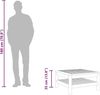 vidaXL Couchtisch 65x65x35 cm Massivholz Akazie 316292 Bild 4