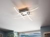 Eglo 96327 LED Deckenleuchte VALMORA Alu chrom 4X5W L:56cm B:56cm H:10,5cm 3000K schwenkbar Bild 3