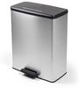 Curver Mülleimer Curver Deco bin slim 254619 Mülleimer 52 l (B x H x T) 486 x 615 x 28 Bild 3