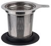 GEFU MIRA Einzelbild 0 235 l Tasse Tee Schwarz Transparent Glas Silikon Edelstahl Bild 2