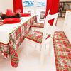 PETTI Artigiani Italiani - Tischdecke für Weihnachten, schmutzabweisend, rechteckig, für Weihnachten, Küche, Design Rentier, Beige X6 Sitzer (140x180 cm), 100% Made in Italy Bild 3