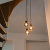 Qazqa Pendelleuchte Vidro, ohne Leuchtmittel, Warmweiß, QAZQA Hängeleuchte, e27, Grau, Glas, Art Deco Bild 2