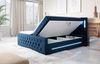 Boxspringbett Moonlight mit LED, USB und Stauraum 140x200 Blau H3 Bild 5