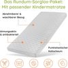 Kids Collective Kinderbett Bodenbett Bett mit Rausfallschutz & Lattenrost Montessori Bett Kinder (Jungen, Mädchen, Kinder, weitere Größen 80x160, 80x180, 90x190, 90x200, 140x200 cm), Jugendbett Einzelbett mit Matratze Kaschmir Kiefer 120x200 cm Bild 3